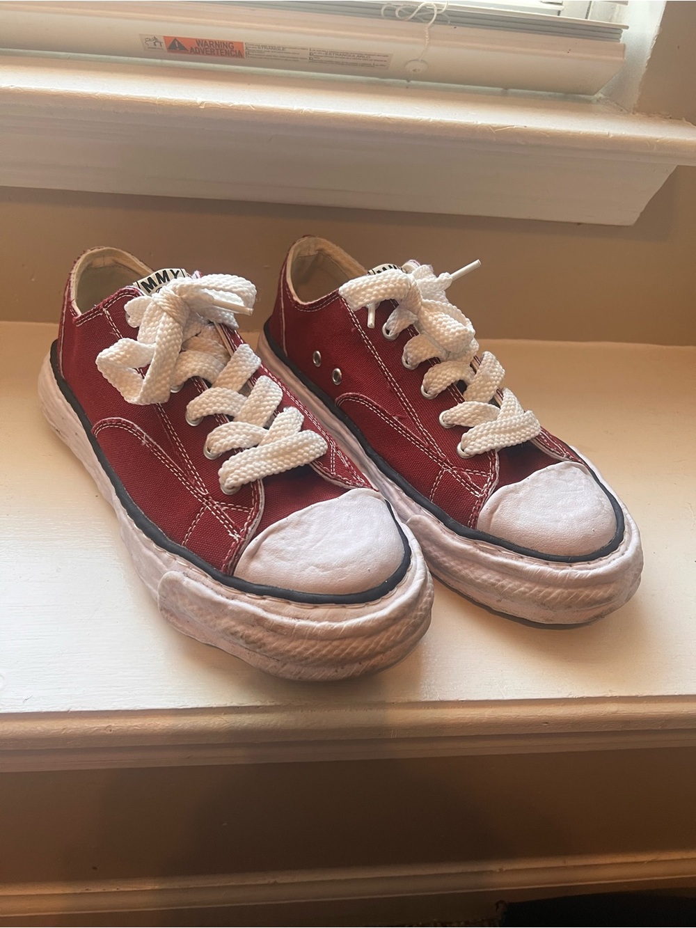 Red Maison Mihara Mens Size 44